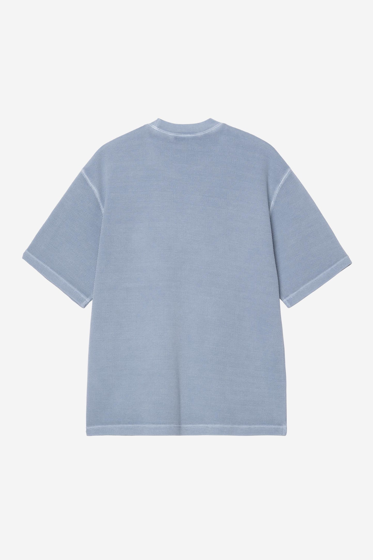 S/S Nelson Waffle T-Shirt gentle blue | Bildmaterial bereitgestellt von SHOES.PLEASE.