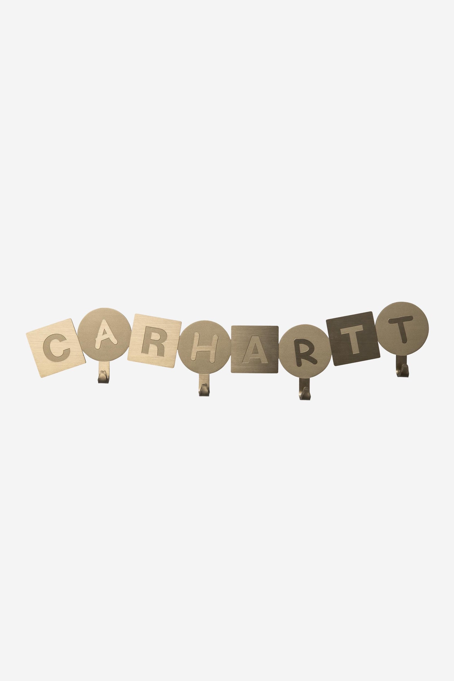 ABC Wall Coat Hanger gold | Bildmaterial bereitgestellt von SHOES.PLEASE.