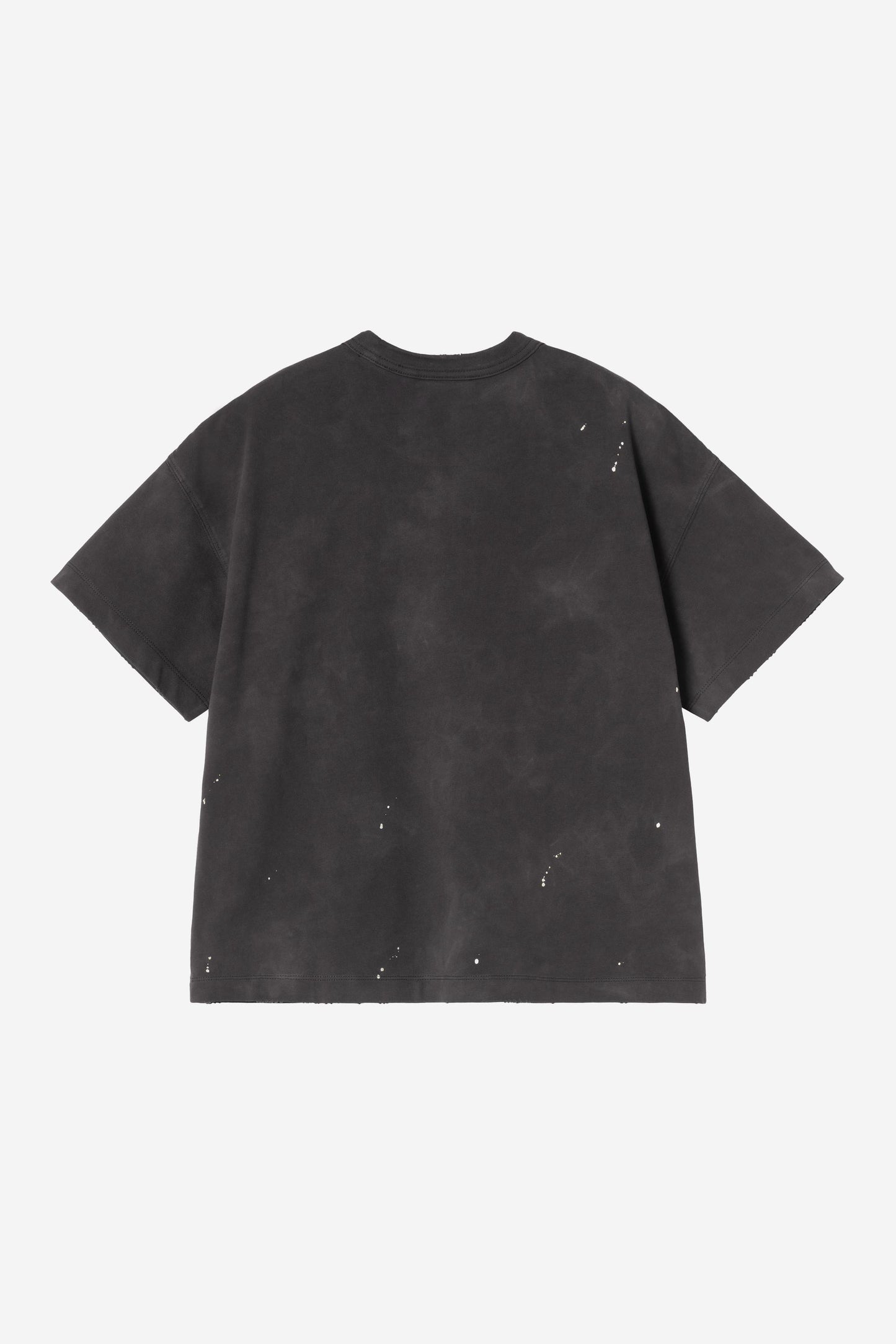 W' S/S Painter T-Shirt black /destroy wash, splatter | Bildmaterial bereitgestellt von SHOES.PLEASE.