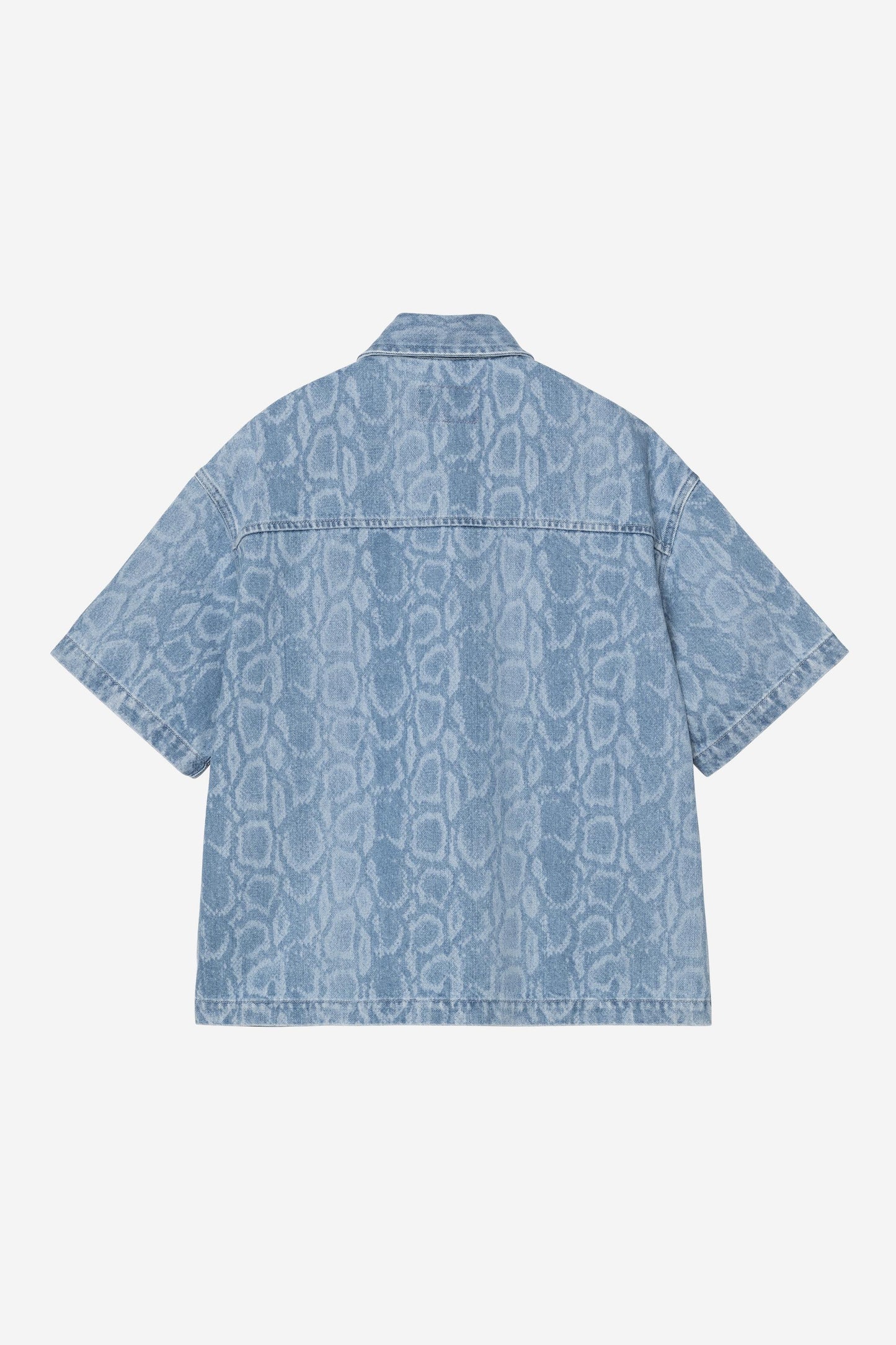 W' S/S Snake Lovilia Shirt snake camo, blue /bleached | Bildmaterial bereitgestellt von SHOES.PLEASE.