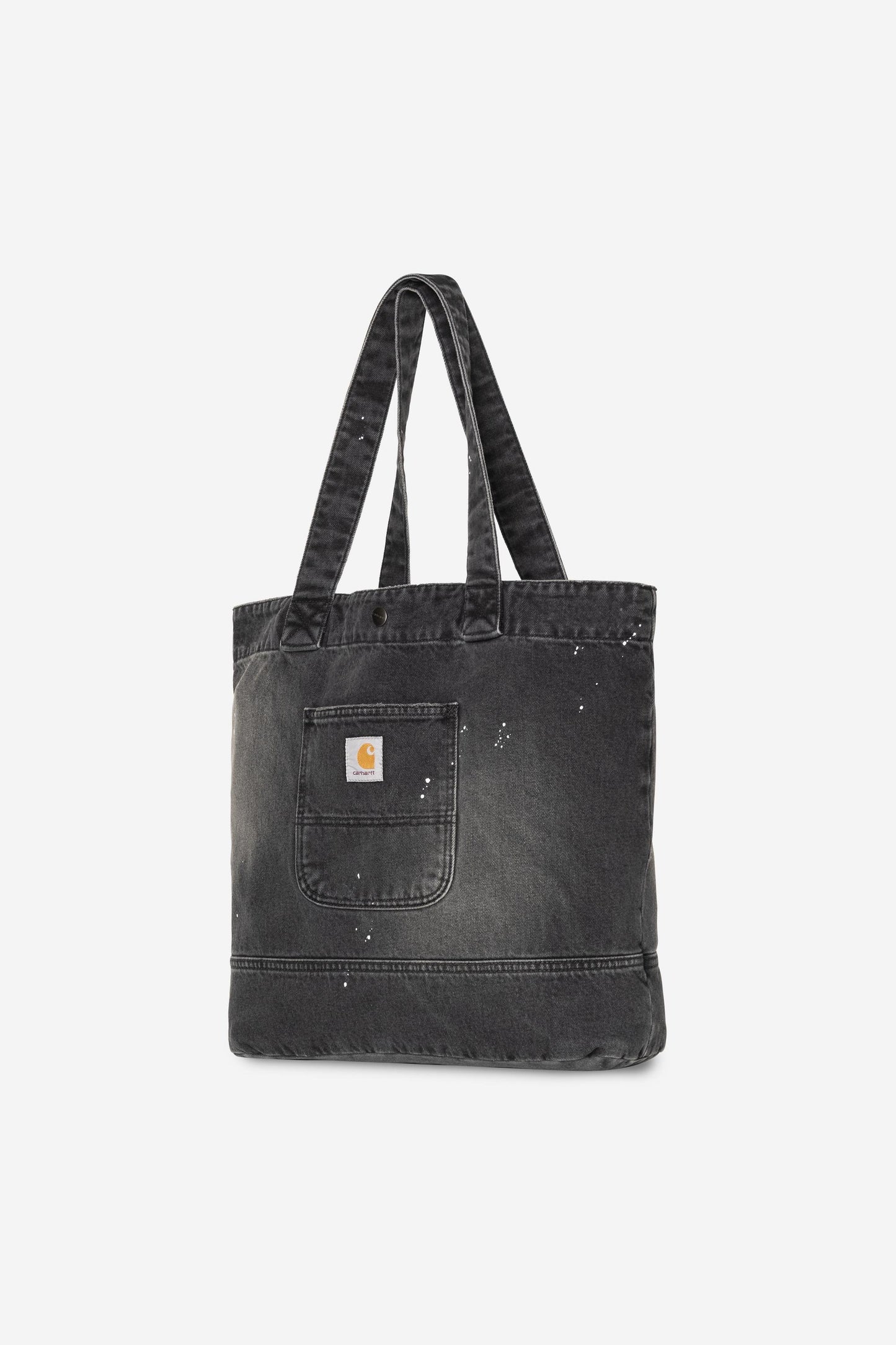 Denim Tote black /destroy wash, splatter | Bildmaterial bereitgestellt von SHOES.PLEASE.