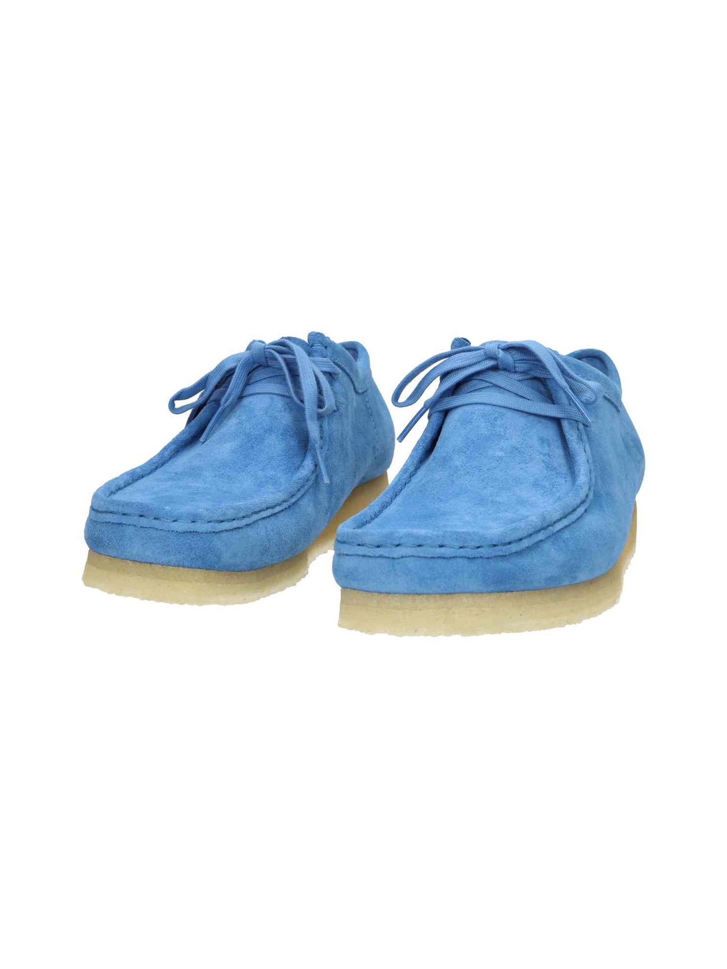 Wallabee blue suede | Bildmaterial bereitgestellt von SHOES.PLEASE.