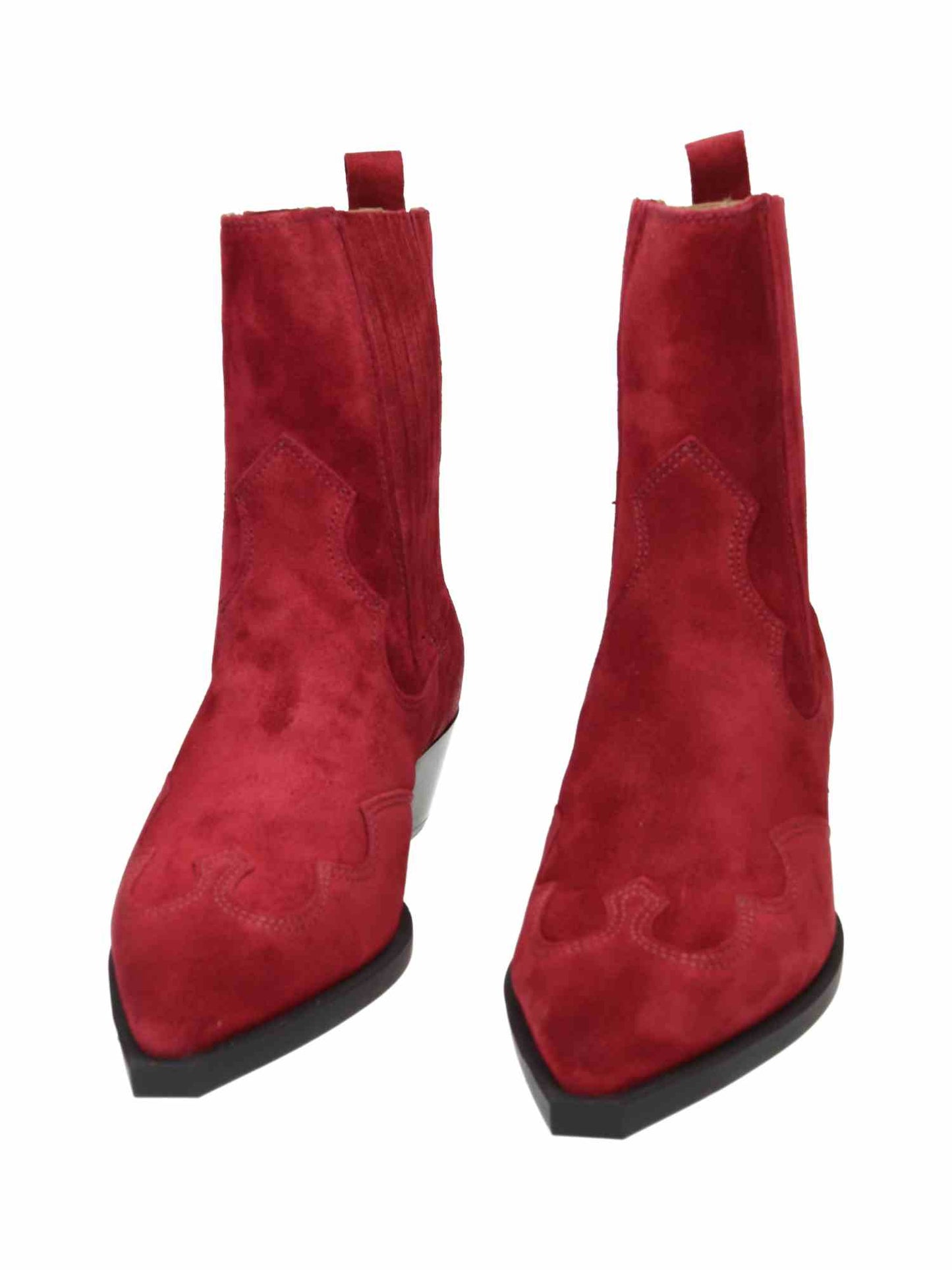 CPH284 x Toni Garrn Suede bordeaux | Bildmaterial bereitgestellt von SHOES.PLEASE.