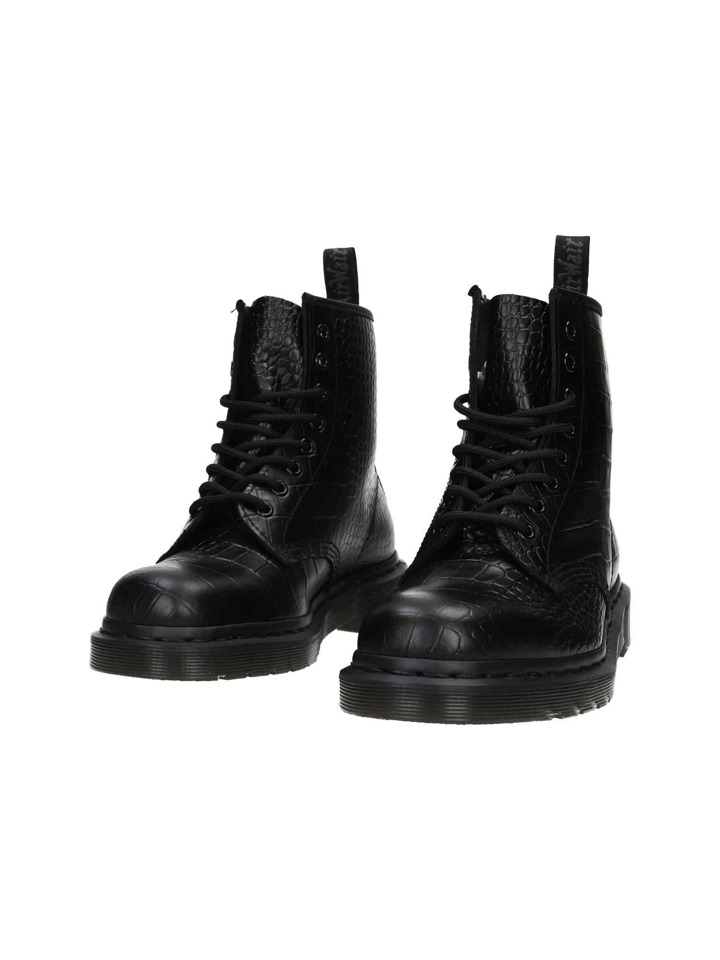1460 Croco Atlas Croc Emboss black | Bildmaterial bereitgestellt von SHOES.PLEASE.