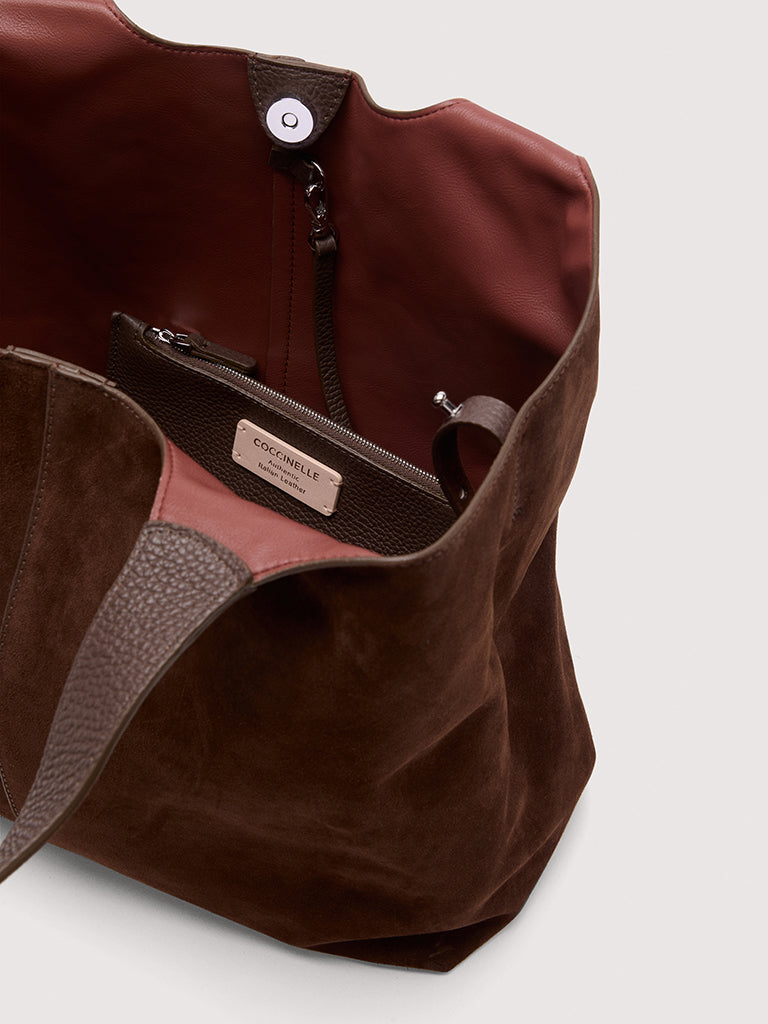 C Easy Suede Handbag brunette/brunette | Bildmaterial bereitgestellt von SHOES.PLEASE.