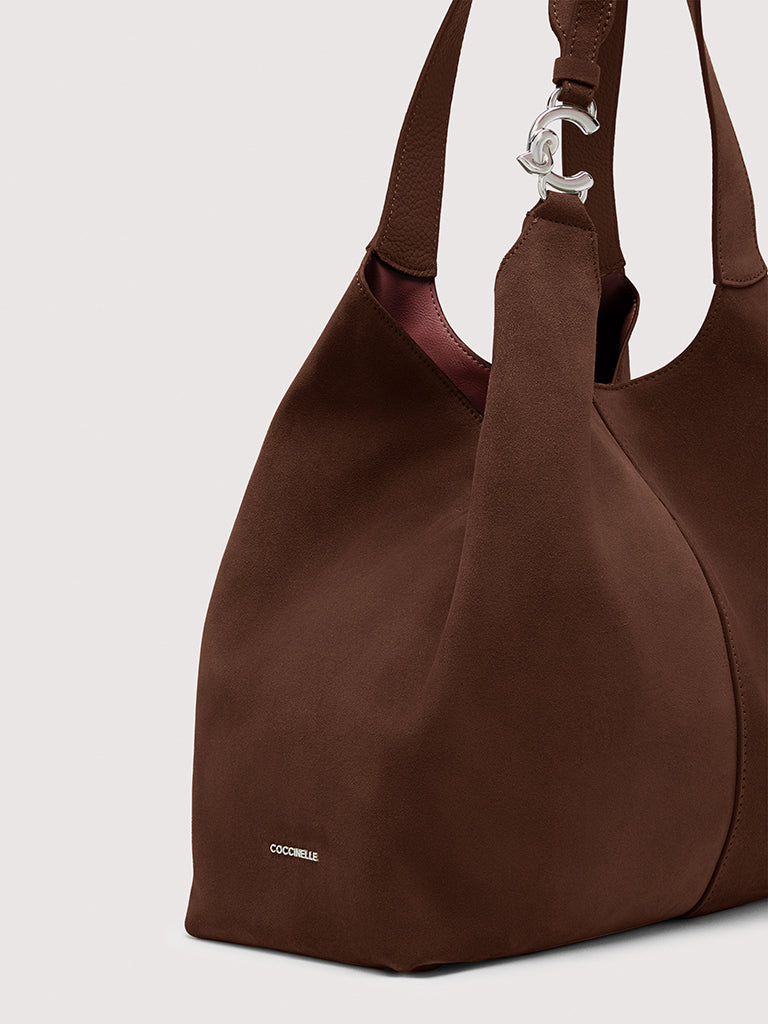 C Easy Suede Handbag brunette/brunette | Bildmaterial bereitgestellt von SHOES.PLEASE.