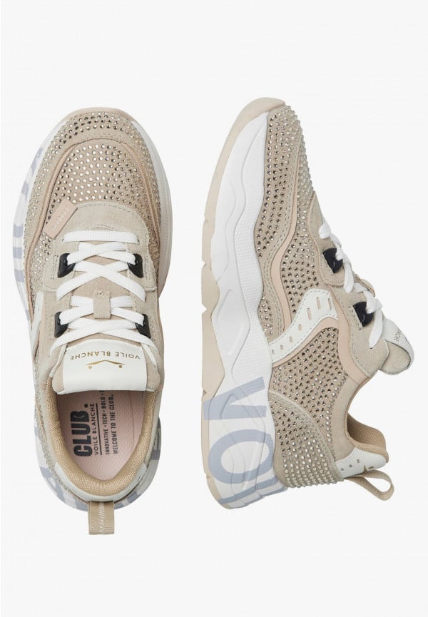 Club105. Suede/Strass beige/strass | Bildmaterial bereitgestellt von SHOES.PLEASE.