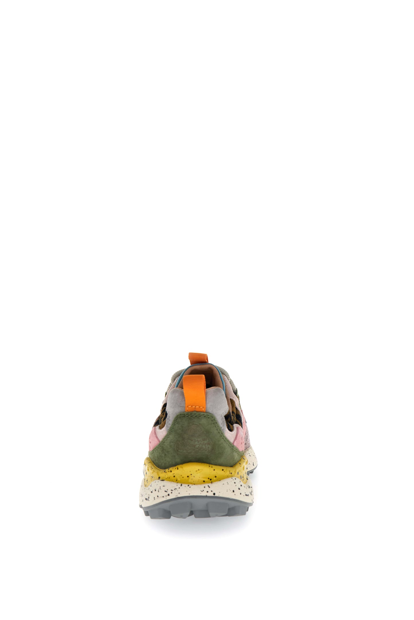 Yamano 3 Woman Suede/Nylon/Knitted Fabric Leo light mustard grey | Bildmaterial bereitgestellt von SHOES.PLEASE.