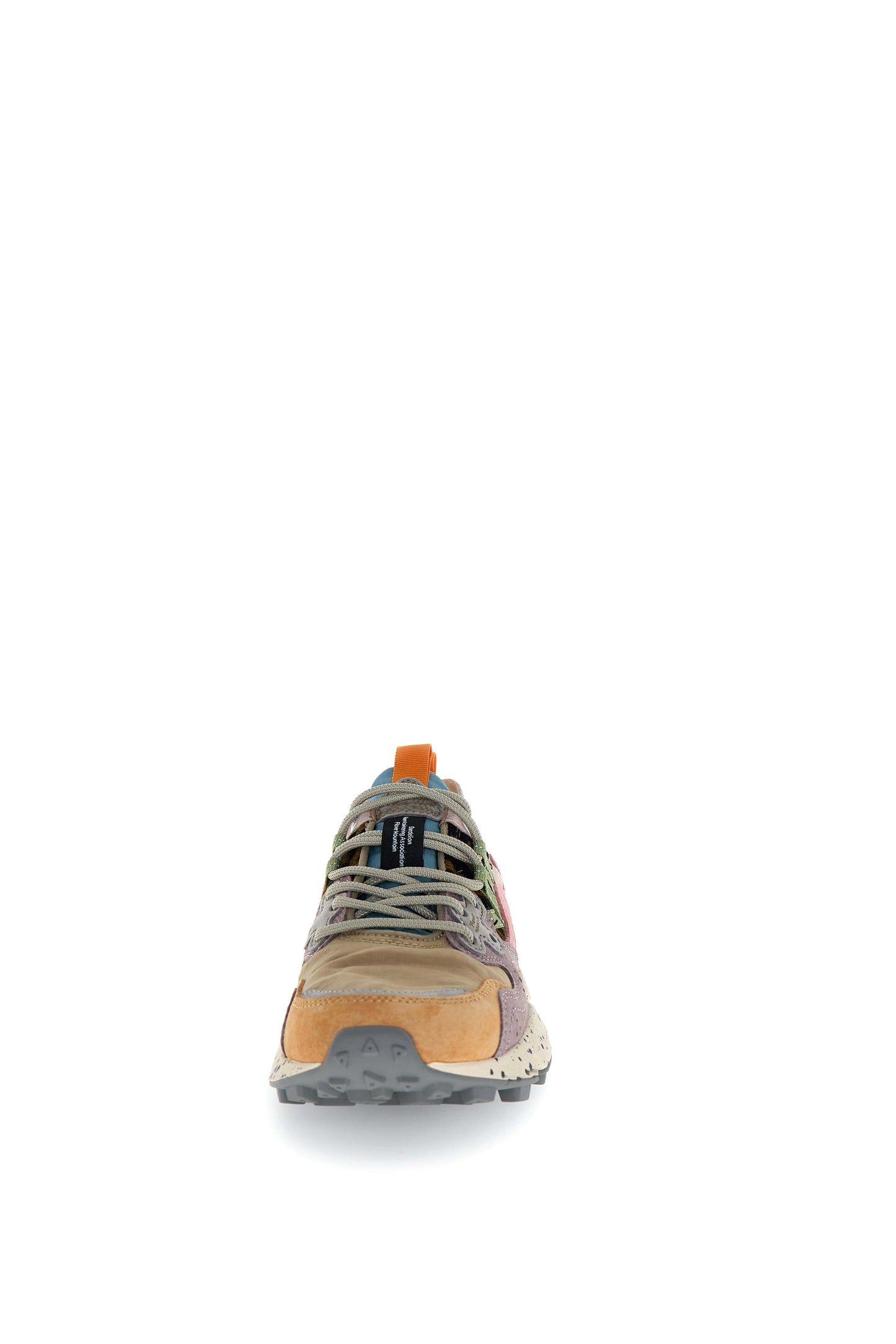 Yamano 3 Woman Suede/Nylon/Knitted Fabric Leo light mustard grey | Bildmaterial bereitgestellt von SHOES.PLEASE.