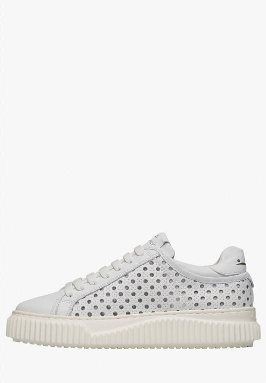 Herika Perforated Calf white