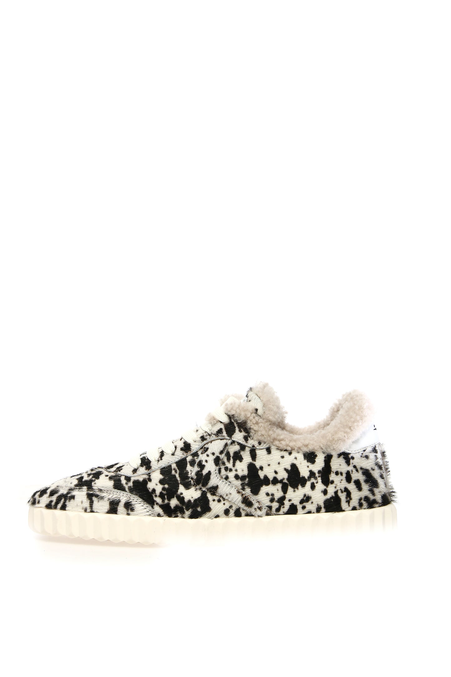 Ines Fur Horse Gazelle/Calf black white | Bildmaterial bereitgestellt von SHOES.PLEASE.