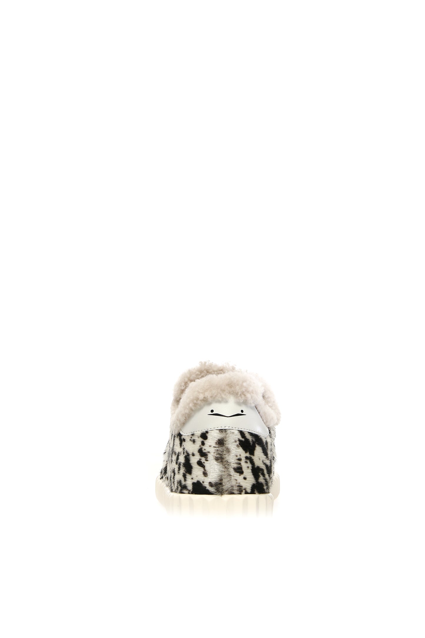 Ines Fur Horse Gazelle/Calf black white | Bildmaterial bereitgestellt von SHOES.PLEASE.