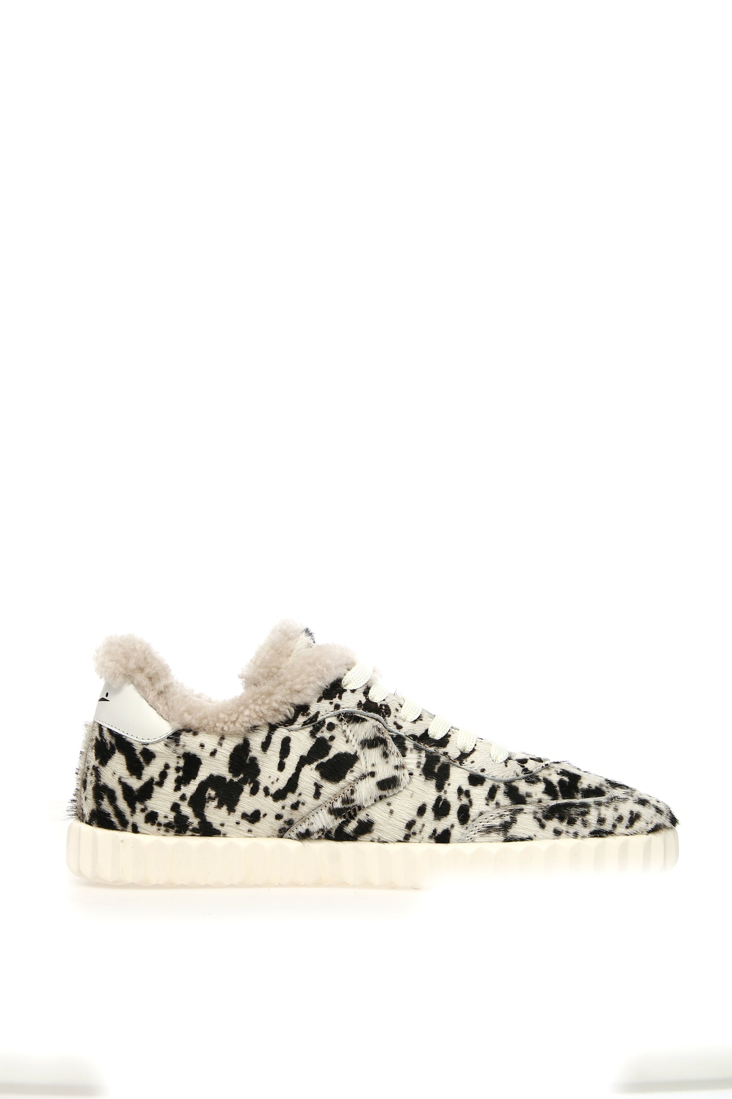 Ines Fur Horse Gazelle/Calf black white | Bildmaterial bereitgestellt von SHOES.PLEASE.
