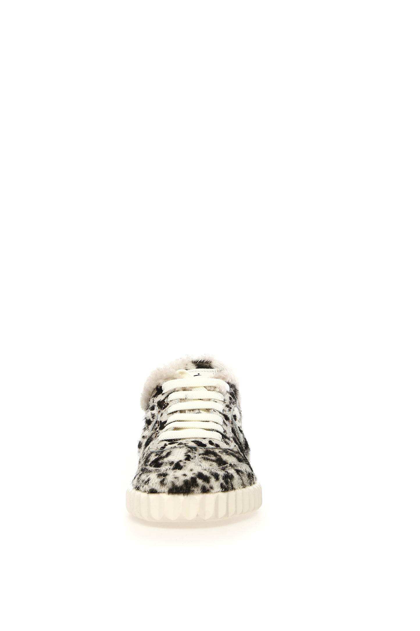 Ines Fur Horse Gazelle/Calf black white | Bildmaterial bereitgestellt von SHOES.PLEASE.