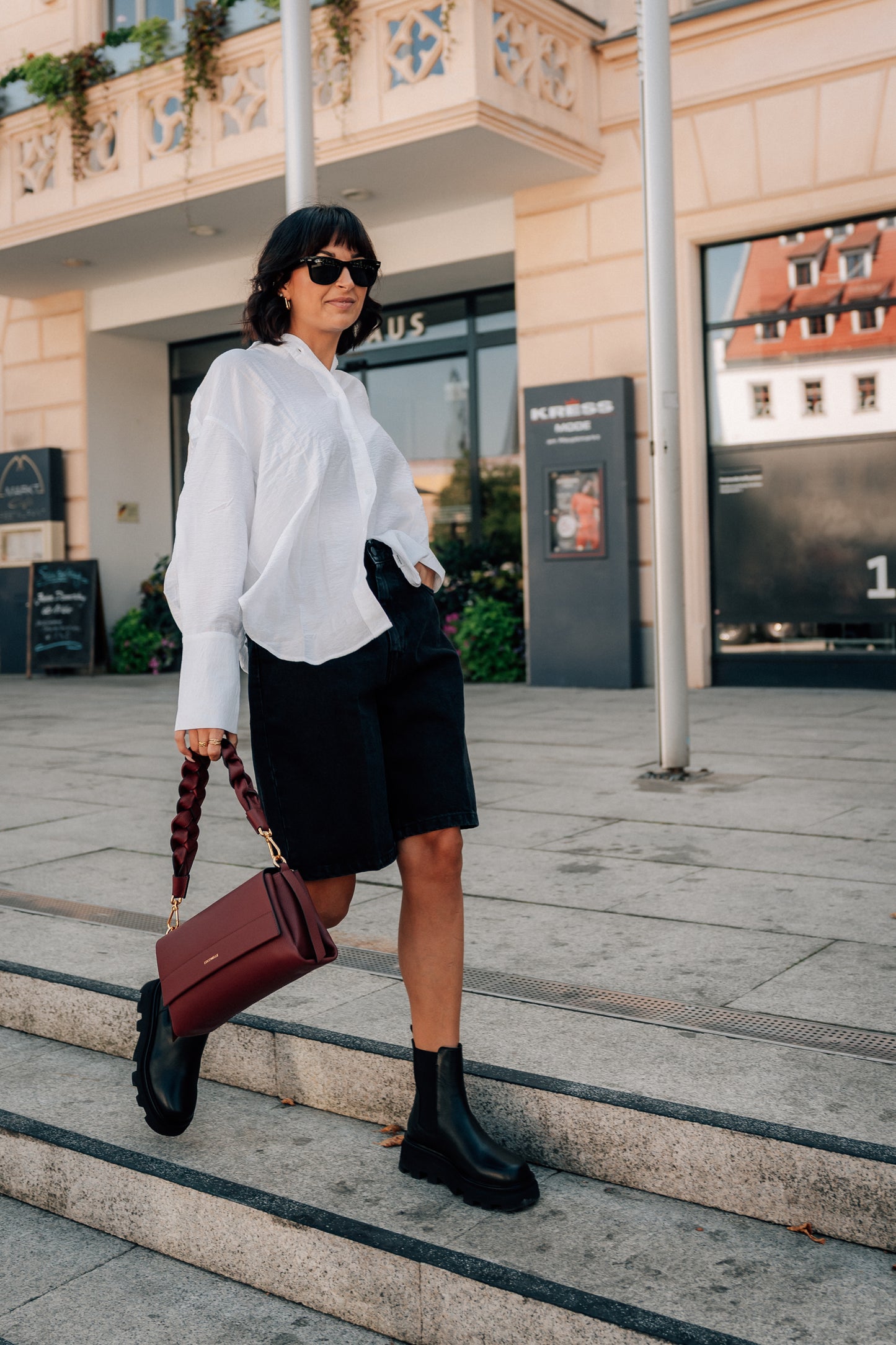 Boheme Grana Double Handbag ribes/prune | Bildmaterial bereitgestellt von SHOES.PLEASE.