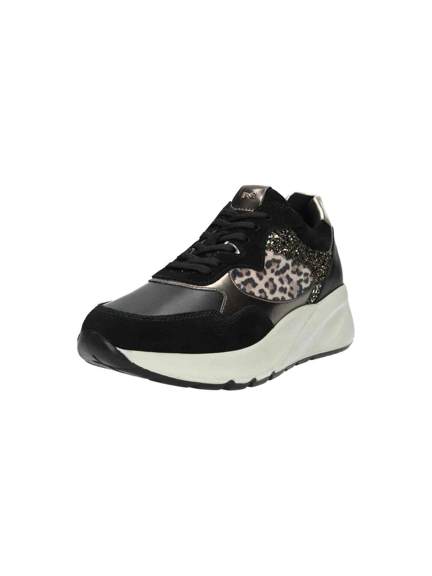 E512864D Velour Nero Guanto Nero T.Crom Torba T.Aida Leo Beige+Iri nero | Bildmaterial bereitgestellt von SHOES.PLEASE.