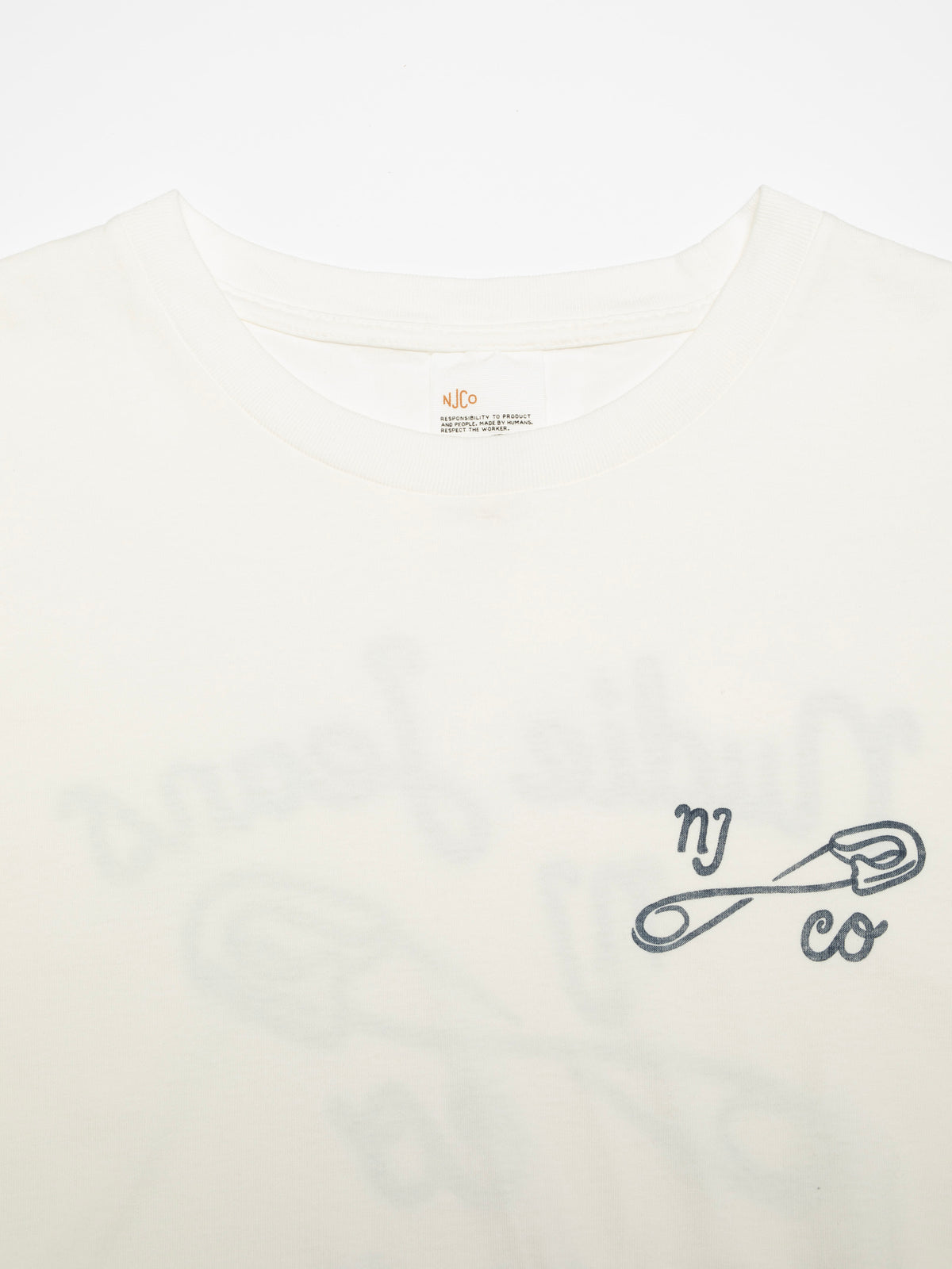 Roy Muted Tracks T-Shirt chalk white | Bildmaterial bereitgestellt von SHOES.PLEASE.