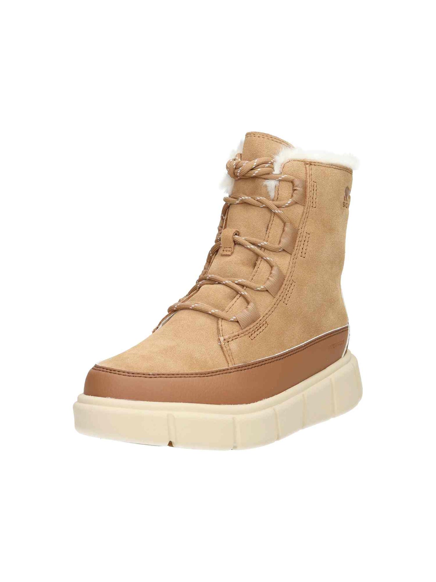 Youth Sorel Explorer Iii Lace Wp tawny buff, ble | Bildmaterial bereitgestellt von SHOES.PLEASE.
