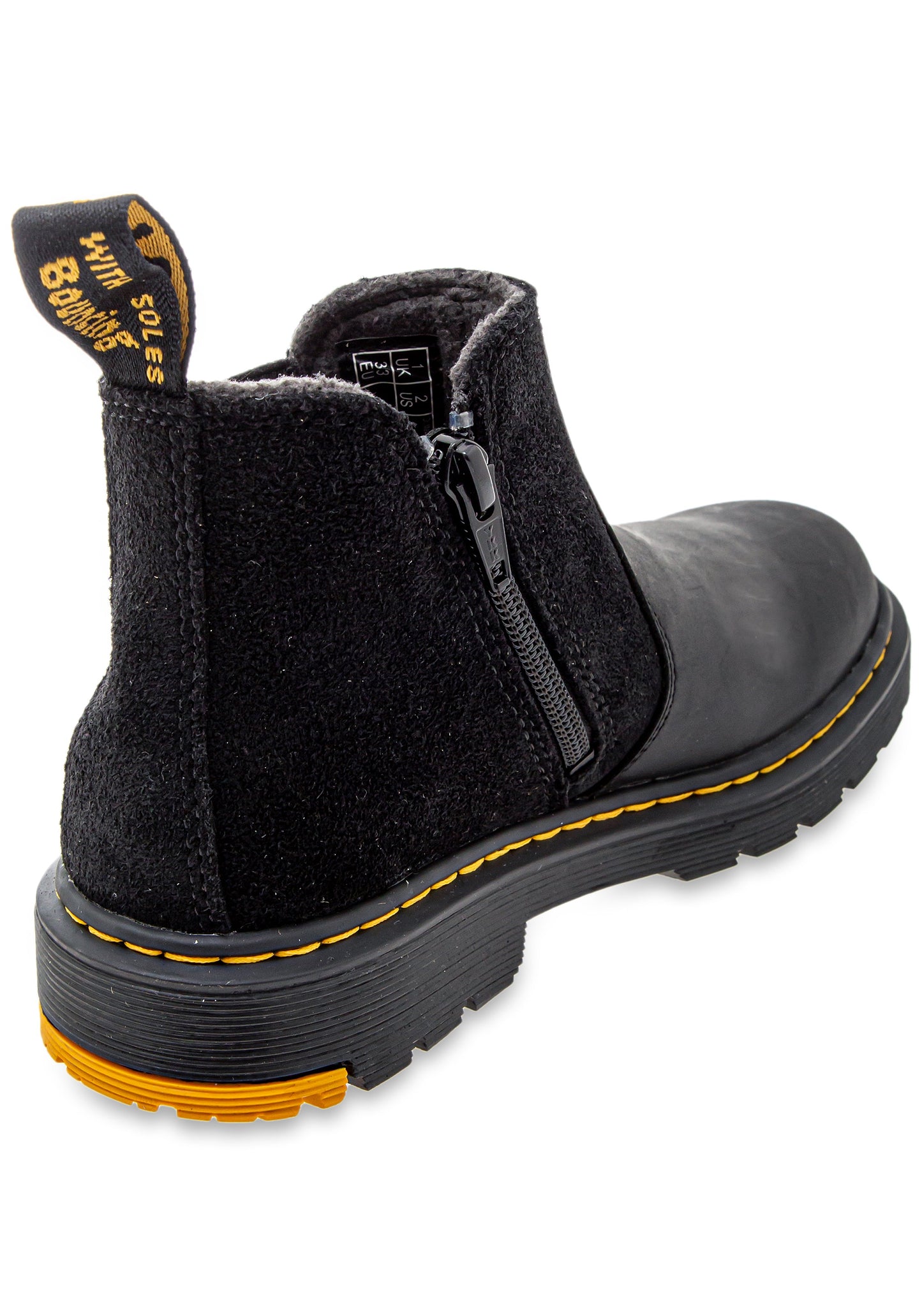 2976 J WP HI Suede WP black yellowstone | Bildmaterial bereitgestellt von SHOES.PLEASE.