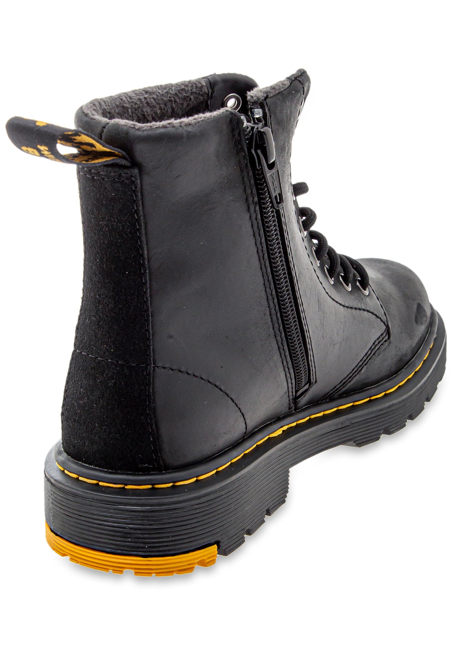 1460 J WP HI Suede WP black yellowstone | Bildmaterial bereitgestellt von SHOES.PLEASE.