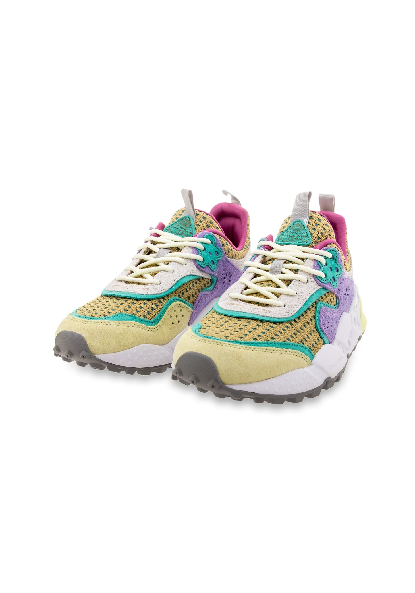 Kotetsu Wmn Suede/Checked Fabric Sage-Li | Bildmaterial bereitgestellt von SHOES.PLEASE.