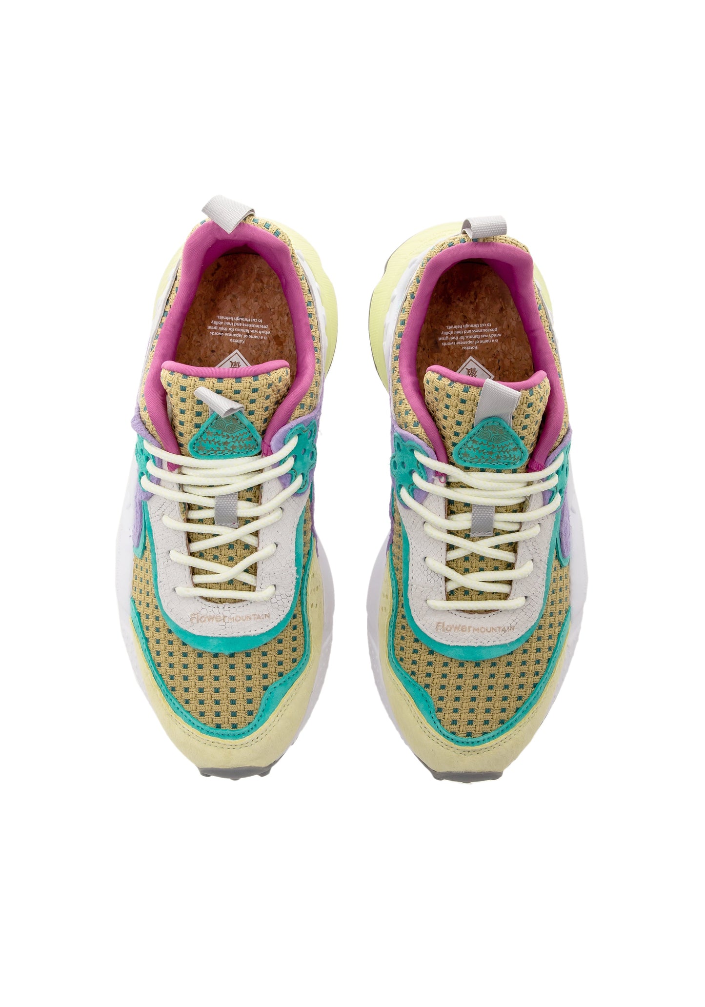 Kotetsu Wmn Suede/Checked Fabric Sage-Li | Bildmaterial bereitgestellt von SHOES.PLEASE.