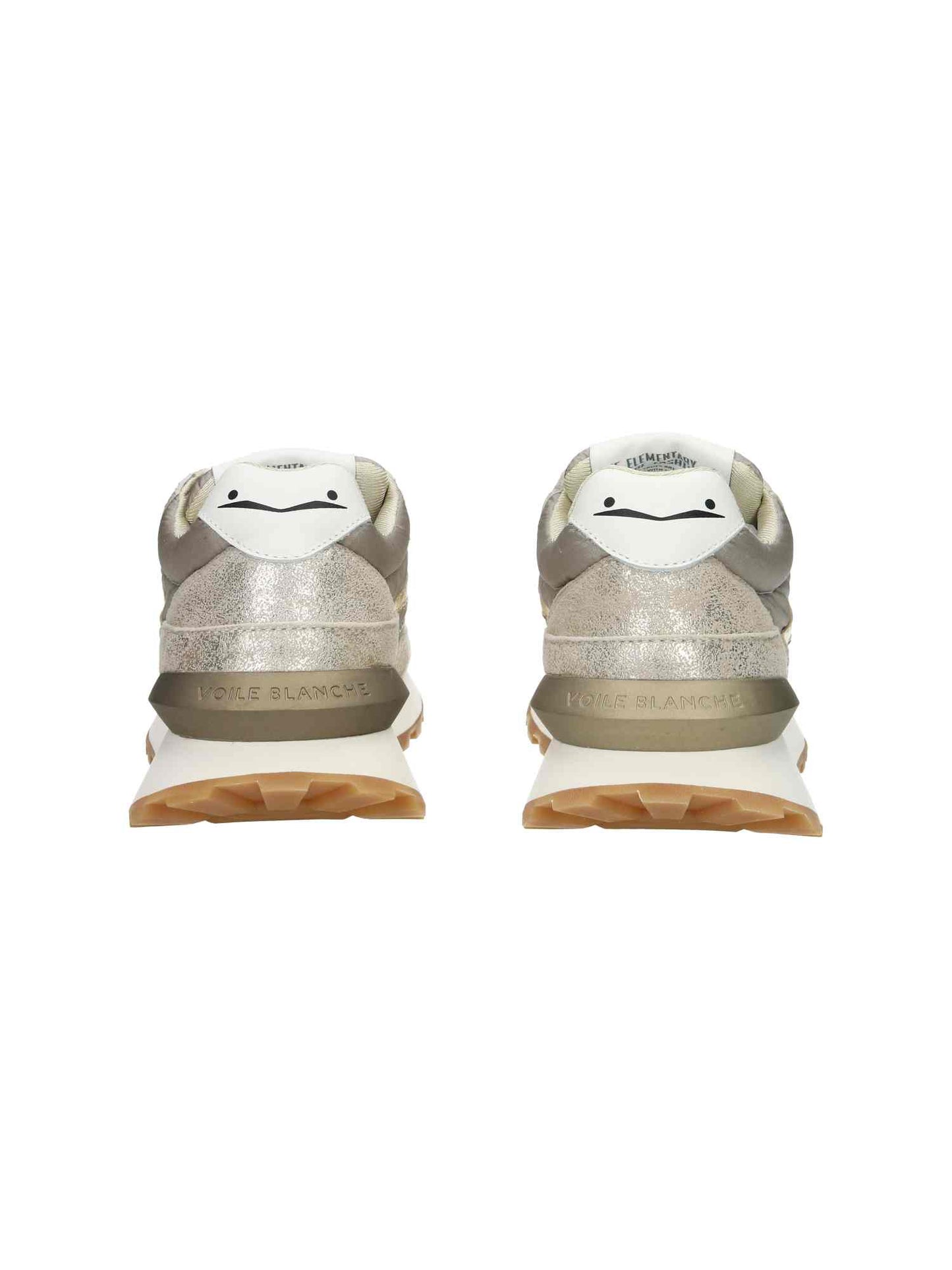 Qwark Hype Woman. Metallic Brushed Goat/Nylon platinum taupe | Bildmaterial bereitgestellt von SHOES.PLEASE.