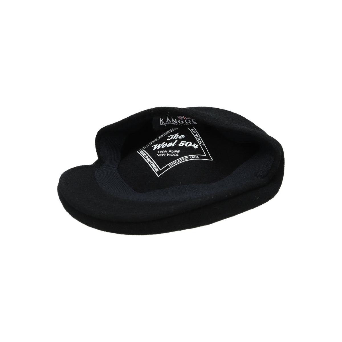 504 Kangol Cap black white | Bildmaterial bereitgestellt von SHOES.PLEASE.