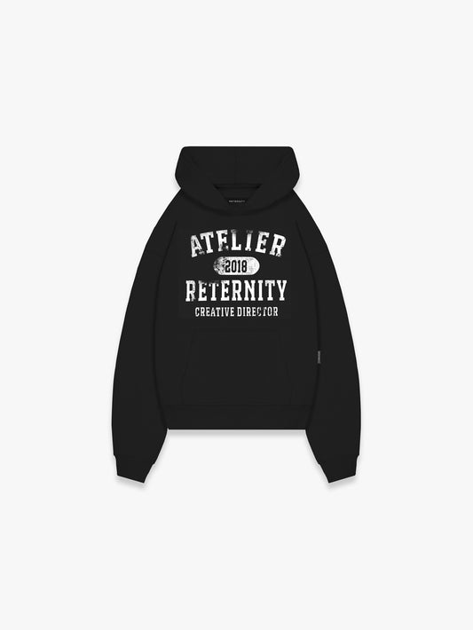 ATELIER EMBLEM HOODIE black
