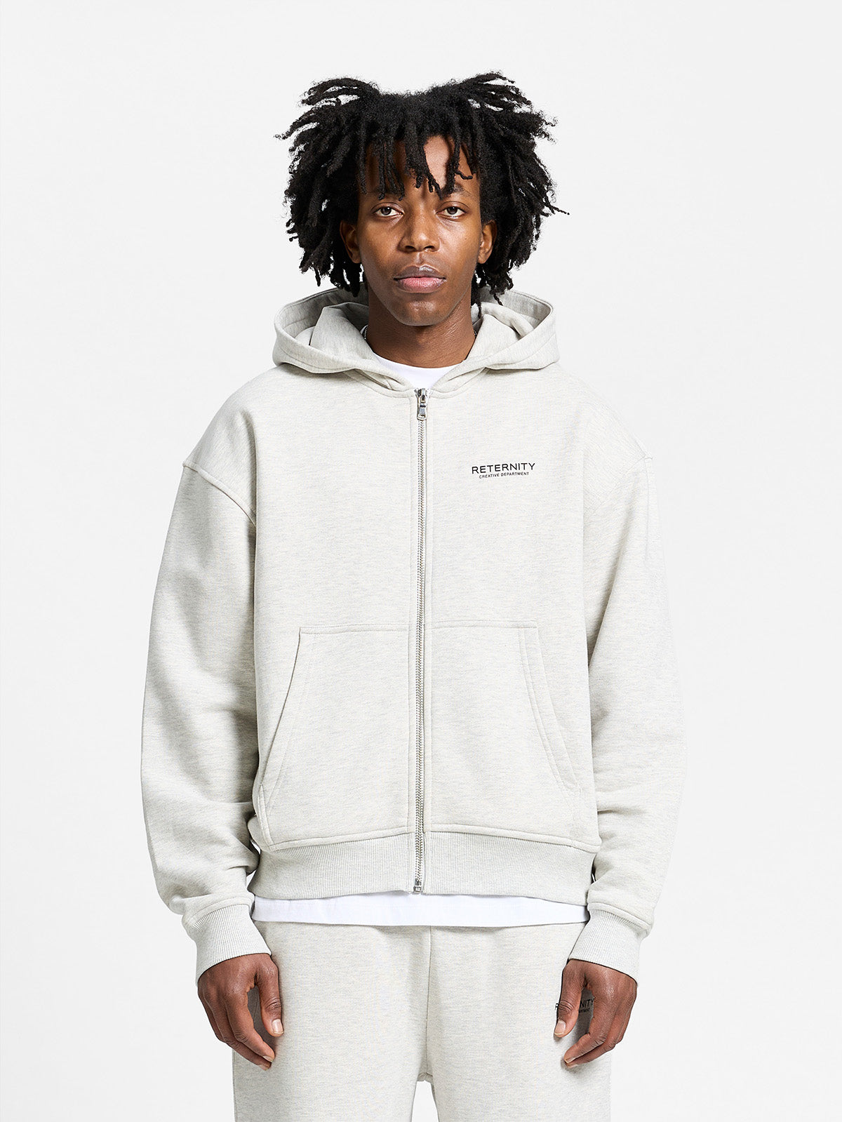 Creative Dept Zip-Hoodie  melange grey | Bildmaterial bereitgestellt von SHOES.PLEASE.