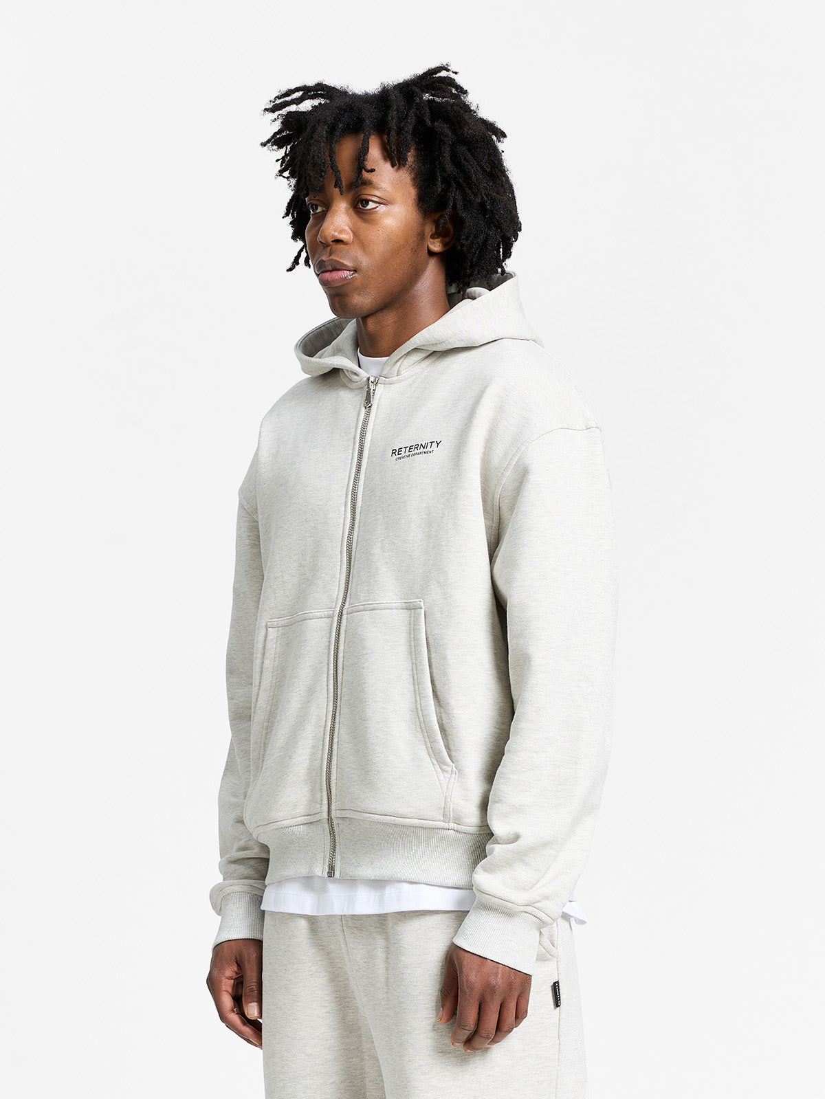 Creative Dept Zip-Hoodie  melange grey | Bildmaterial bereitgestellt von SHOES.PLEASE.