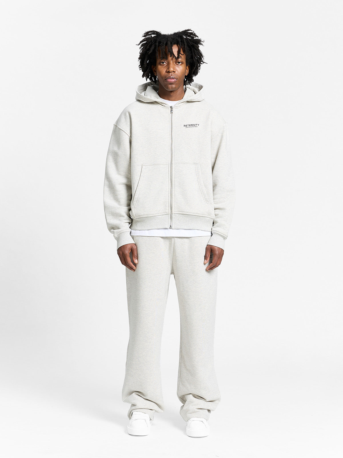 Creative Dept Zip-Hoodie  melange grey | Bildmaterial bereitgestellt von SHOES.PLEASE.