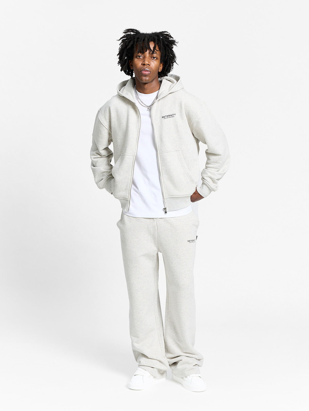 Creative Dept Zip-Hoodie  melange grey | Bildmaterial bereitgestellt von SHOES.PLEASE.
