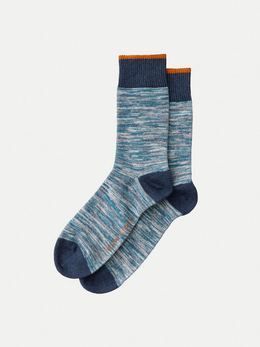 Rasmusson Multi Yarn Socks blue