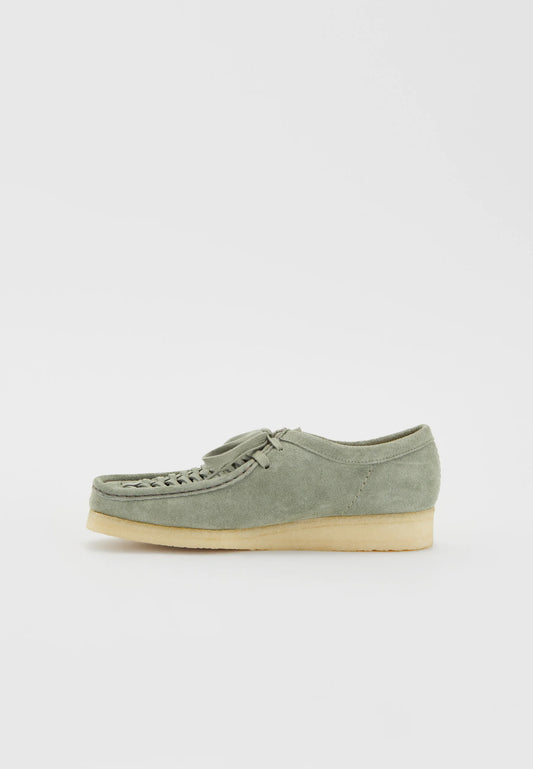 Wallabee Weave sage suede