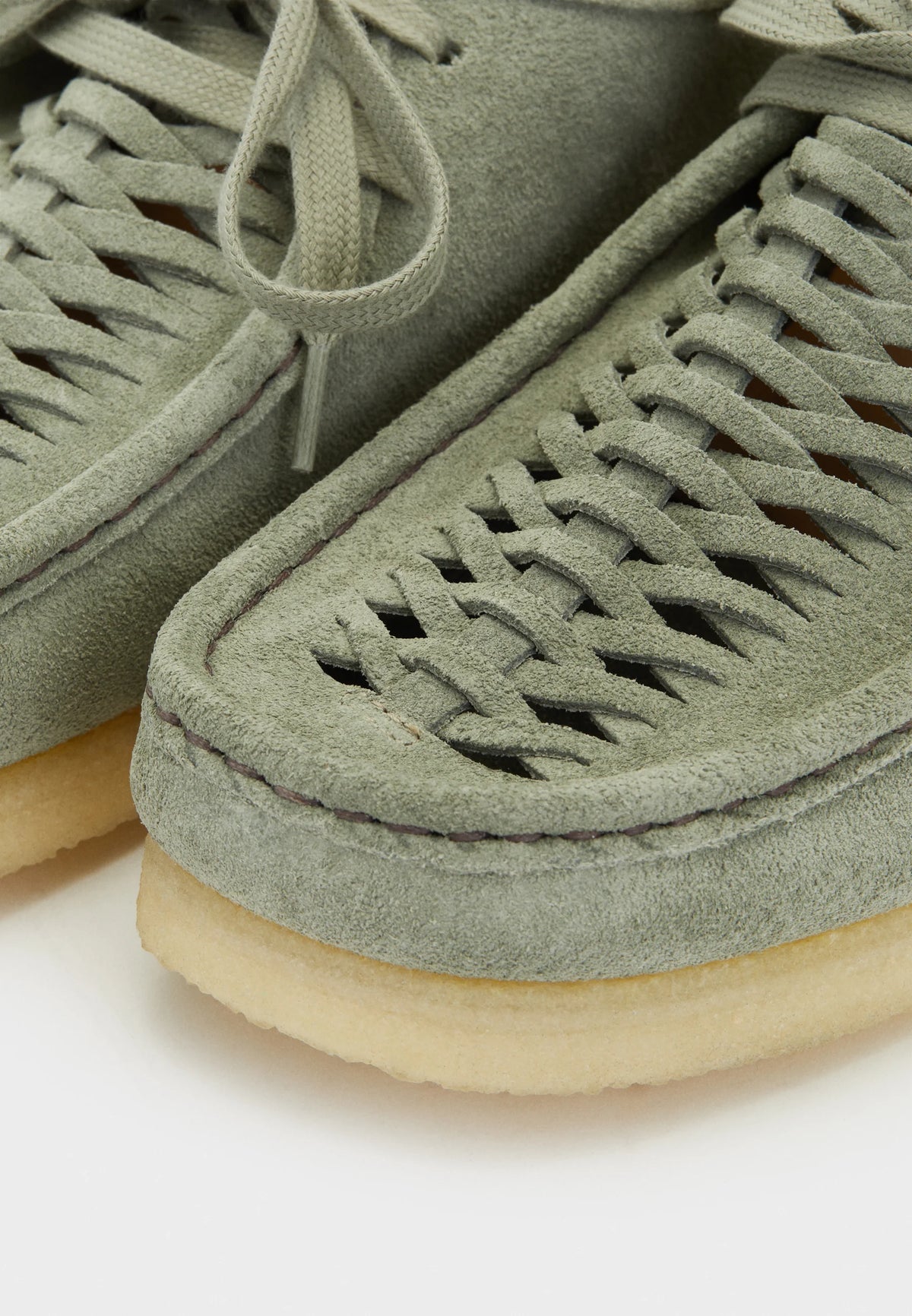 Wallabee Weave sage suede | Bildmaterial bereitgestellt von SHOES.PLEASE.