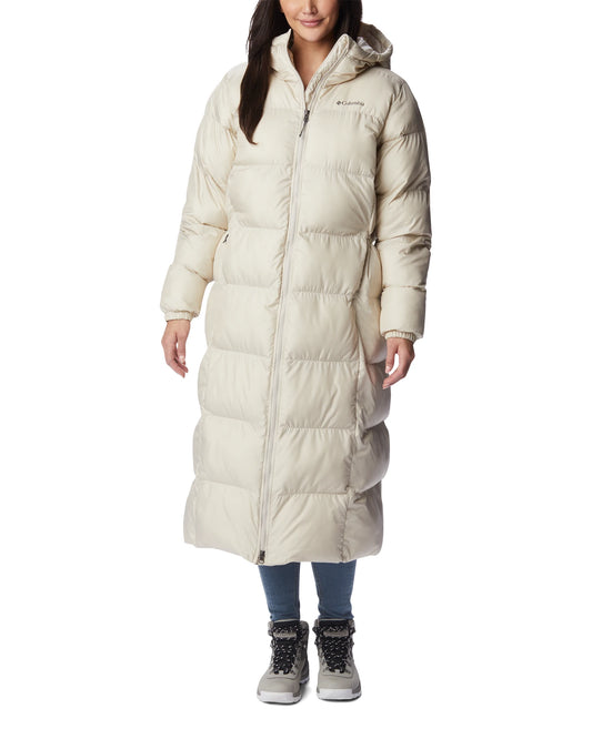 Puffect Long Jacket dark stone
