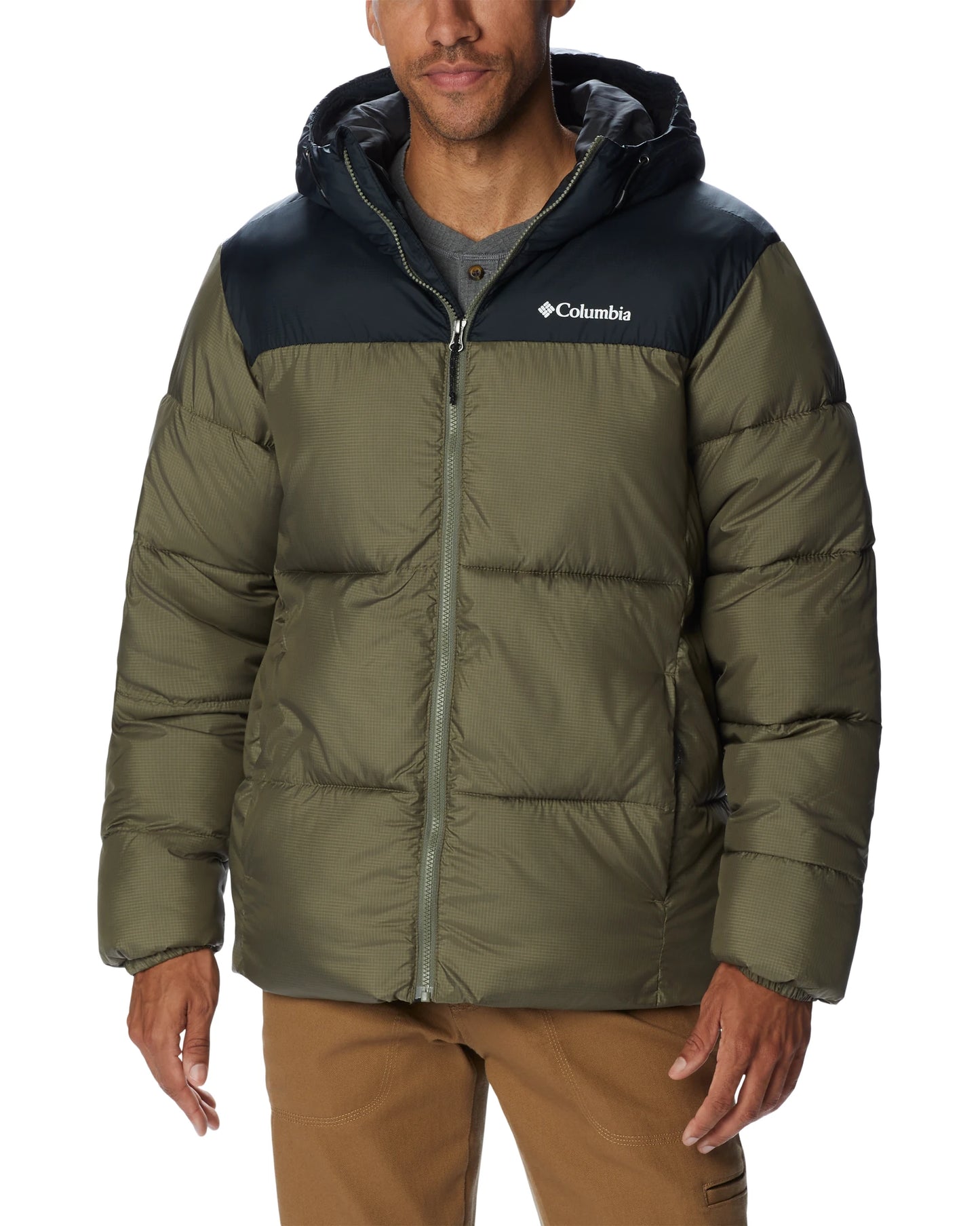 Puffect! Hooded Jacket stone green black" | Bildmaterial bereitgestellt von SHOES.PLEASE.