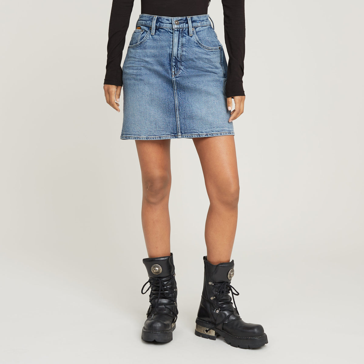 Viktoria Short Skirt Clean Edge wmn faded sea point blue | Bildmaterial bereitgestellt von SHOES.PLEASE.