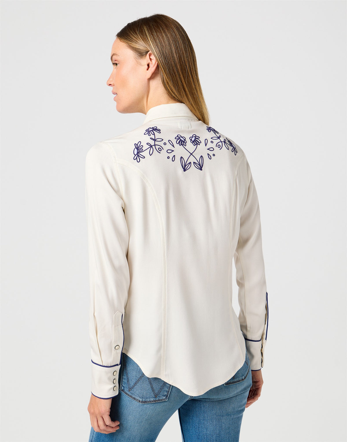 PIPED WESTERN SHIRT VINTAGE WHITE white | Bildmaterial bereitgestellt von SHOES.PLEASE.
