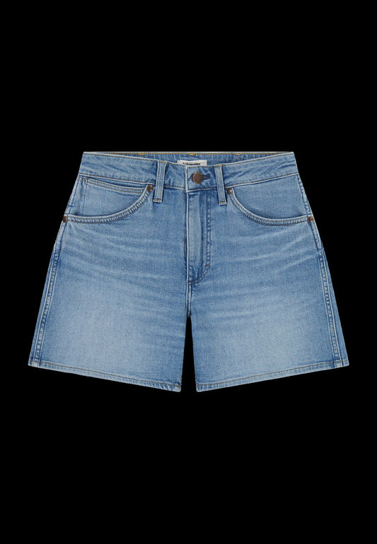 COWBOY SHORT 5 INCH BROKEN IN denim blue