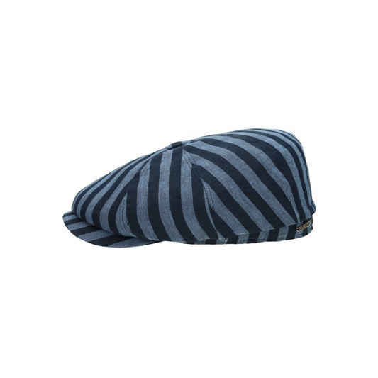 Hatteras Bold Linen Stripe braunblau