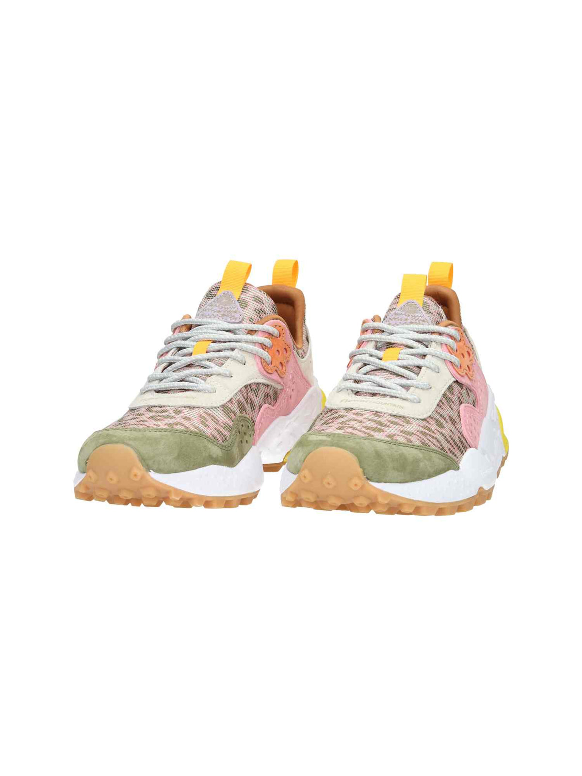 Kotetsu Woman Suede/Nylon Leo Print green/beige/cipria | Bildmaterial bereitgestellt von SHOES.PLEASE.