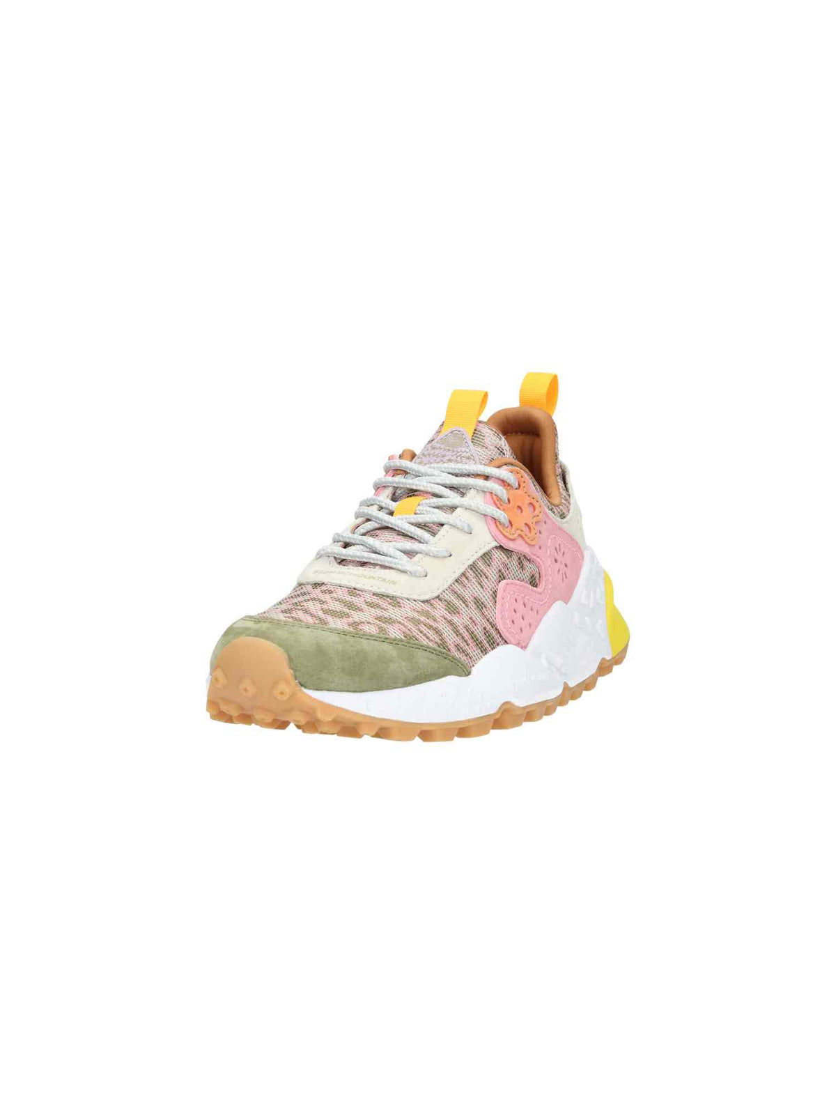Kotetsu Woman Suede/Nylon Leo Print green/beige/cipria | Bildmaterial bereitgestellt von SHOES.PLEASE.