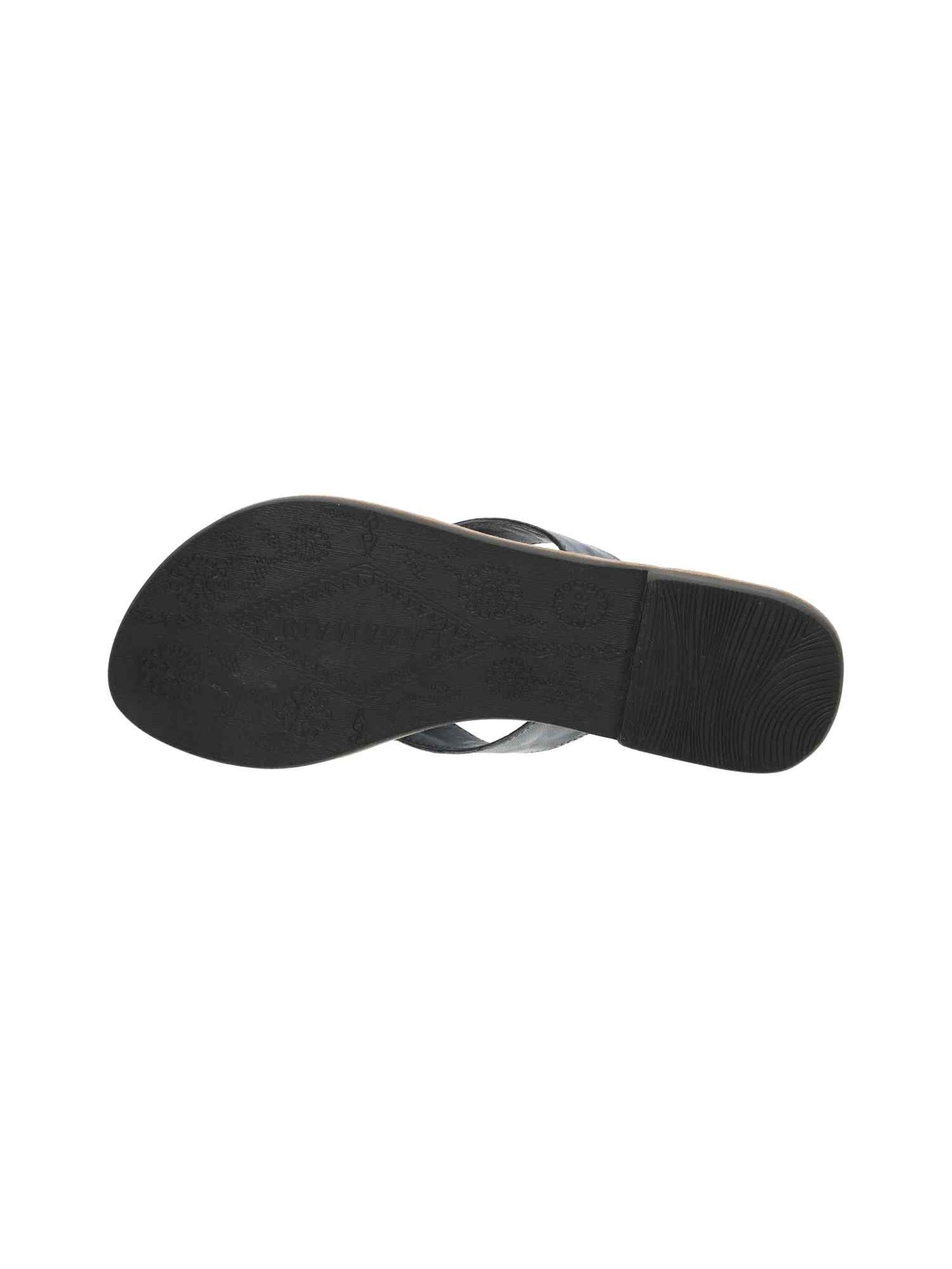 Ladies flower Slippers Uni Color black | Bildmaterial bereitgestellt von SHOES.PLEASE.