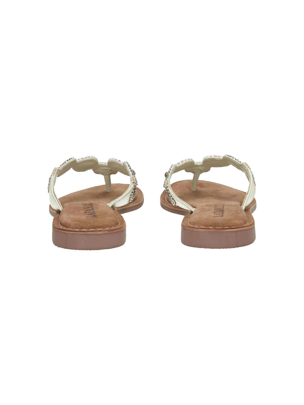Ladies Toe Slippers Rounds offwhite | Bildmaterial bereitgestellt von SHOES.PLEASE.