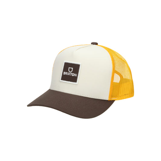 Alpha Block X C MP Mesh Cap golden glow/brown braun gelb