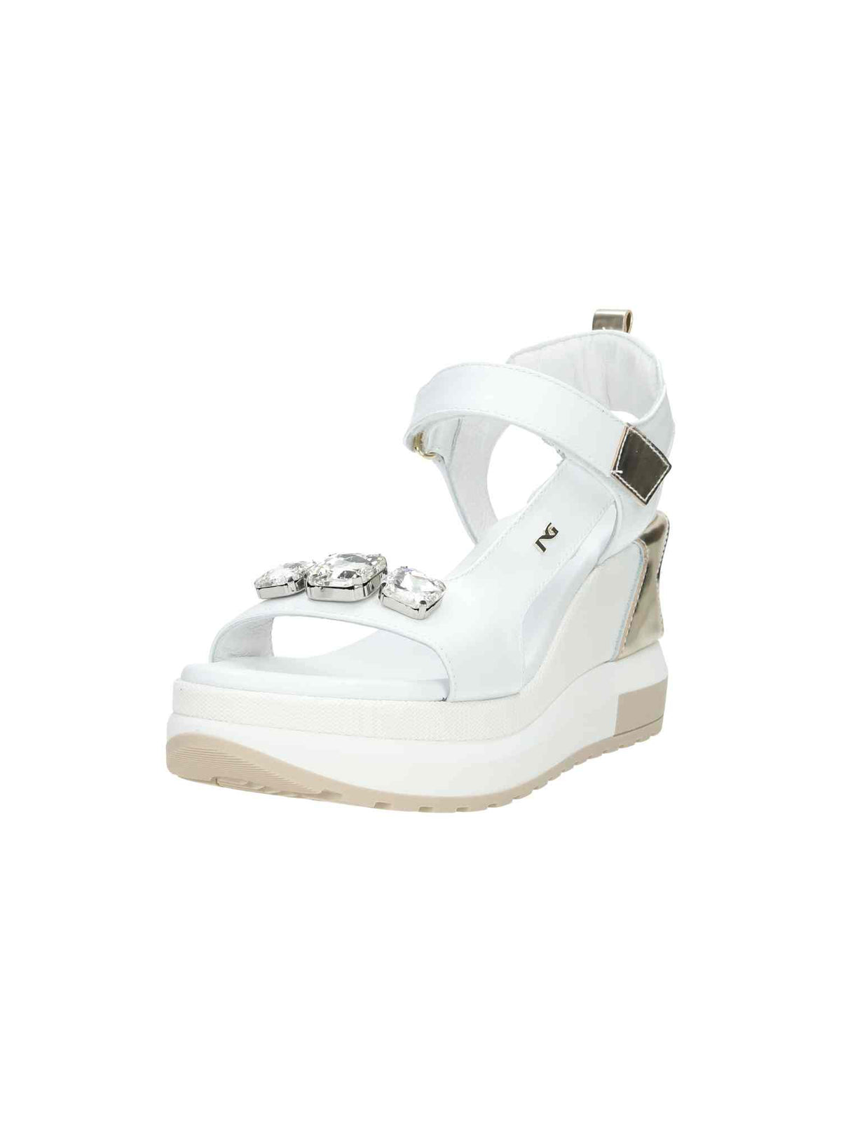 E410685D Loira Bianco T.Brill Platino 6074 Poli.Milena 7854 Zep | Bildmaterial bereitgestellt von SHOES.PLEASE.