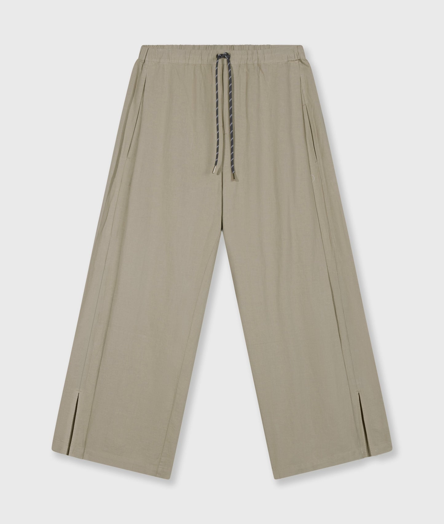 cotton linen pants slit fog | Bildmaterial bereitgestellt von SHOES.PLEASE.