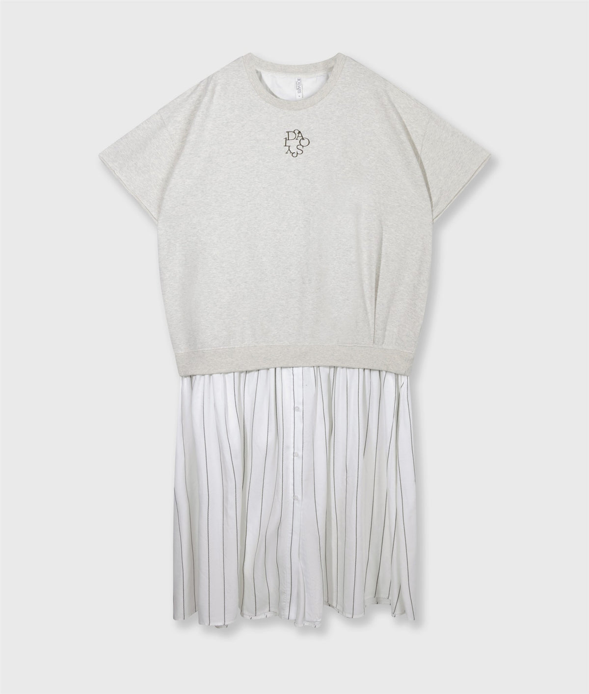 Statement Sweater Dress soft white melee | Bildmaterial bereitgestellt von SHOES.PLEASE.